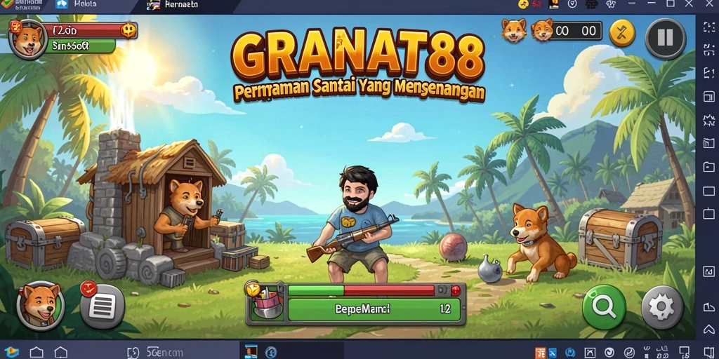 Screenshot gameplay GRANAT88 menunjukkan keseruan dalam permainan santai.