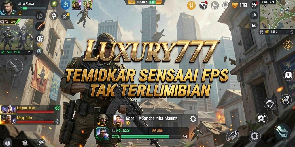Tampilan gameplay LUXURY777 yang seru penuh aksi dan strategi.