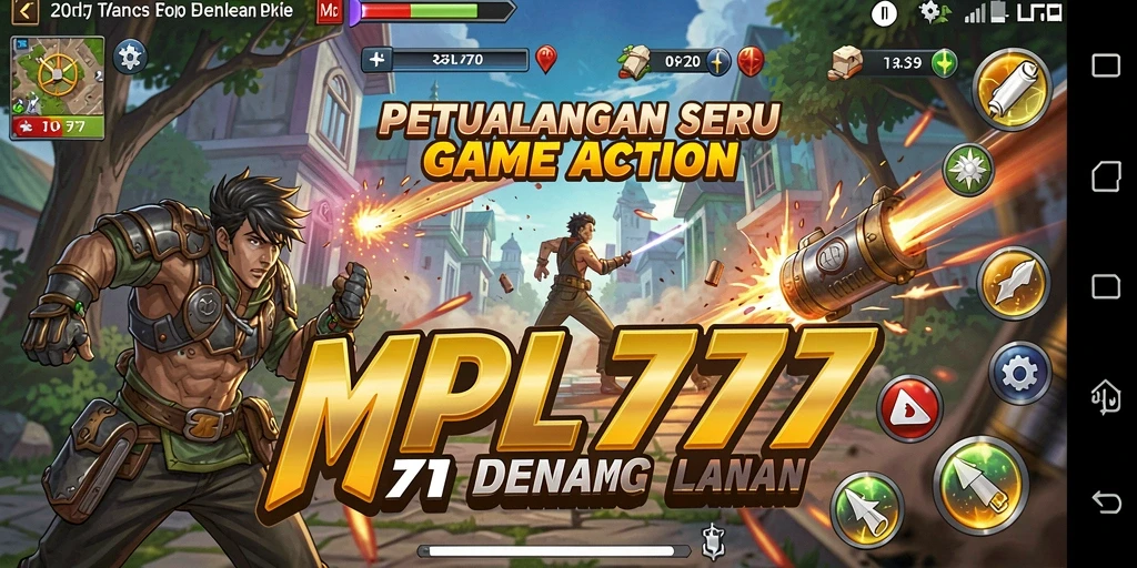 Tampilan aksi mendebarkan dalam gameplay MPL777 dengan grafis menakjubkan.