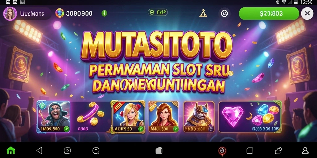 Tampilan menarik dari gameplay Slot MUTASITOTO.