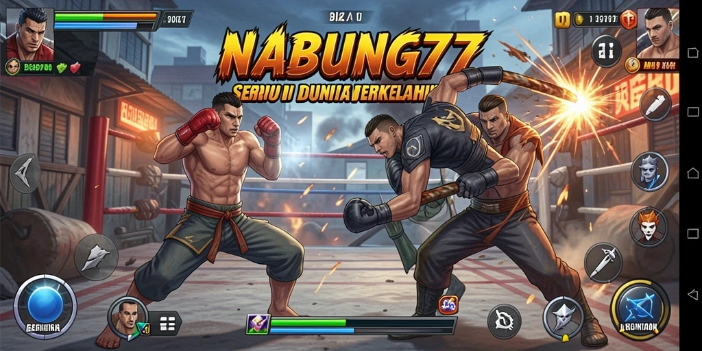 Gameplay NABUNG77 yang intens dan penuh aksi.