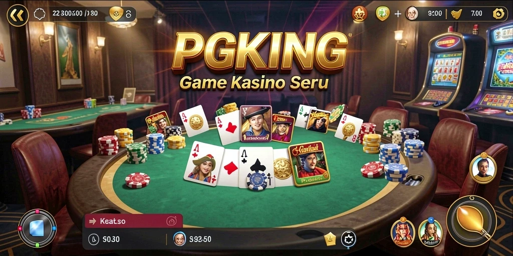 Tampilan gameplay PGKING dengan mesin slot yang menarik.