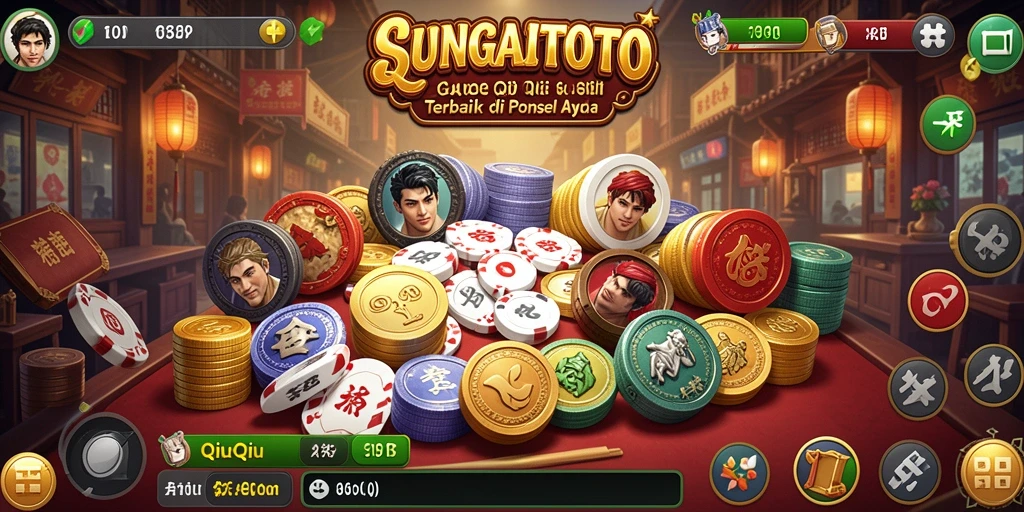 Screenshot SUNGAITOTO menampilkan gameplay QiuQiu yang seru.