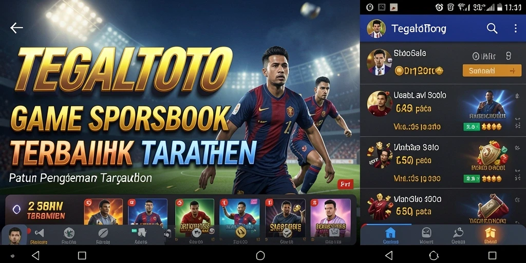 Screenshot TEGALTOTO menampilkan dashboard taruhan yang menarik.