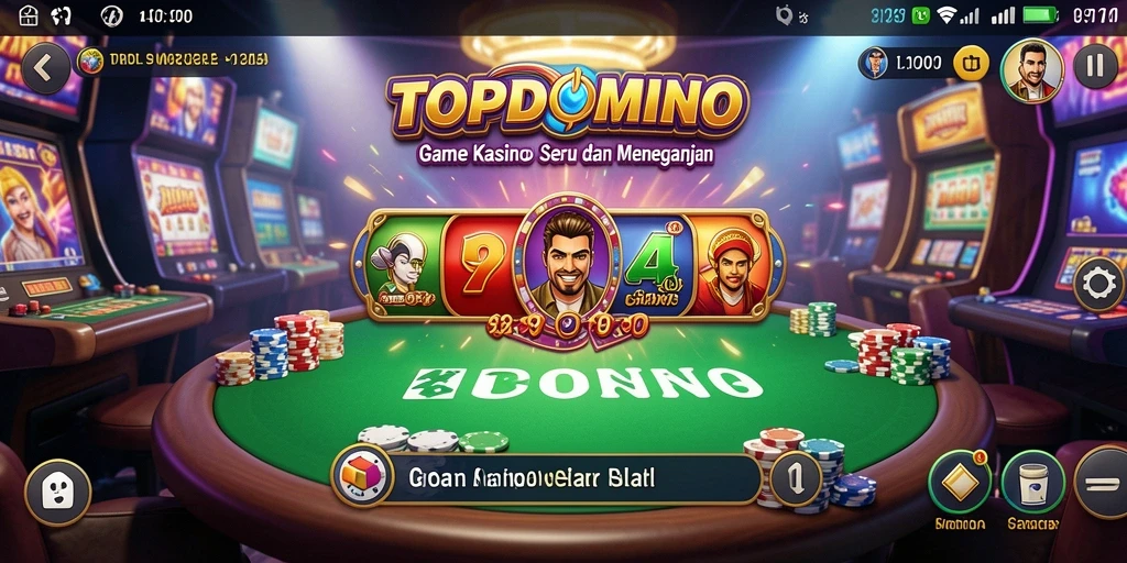 Gameplay seru dan menegangkan dari game Kasino TOPDOMINO.